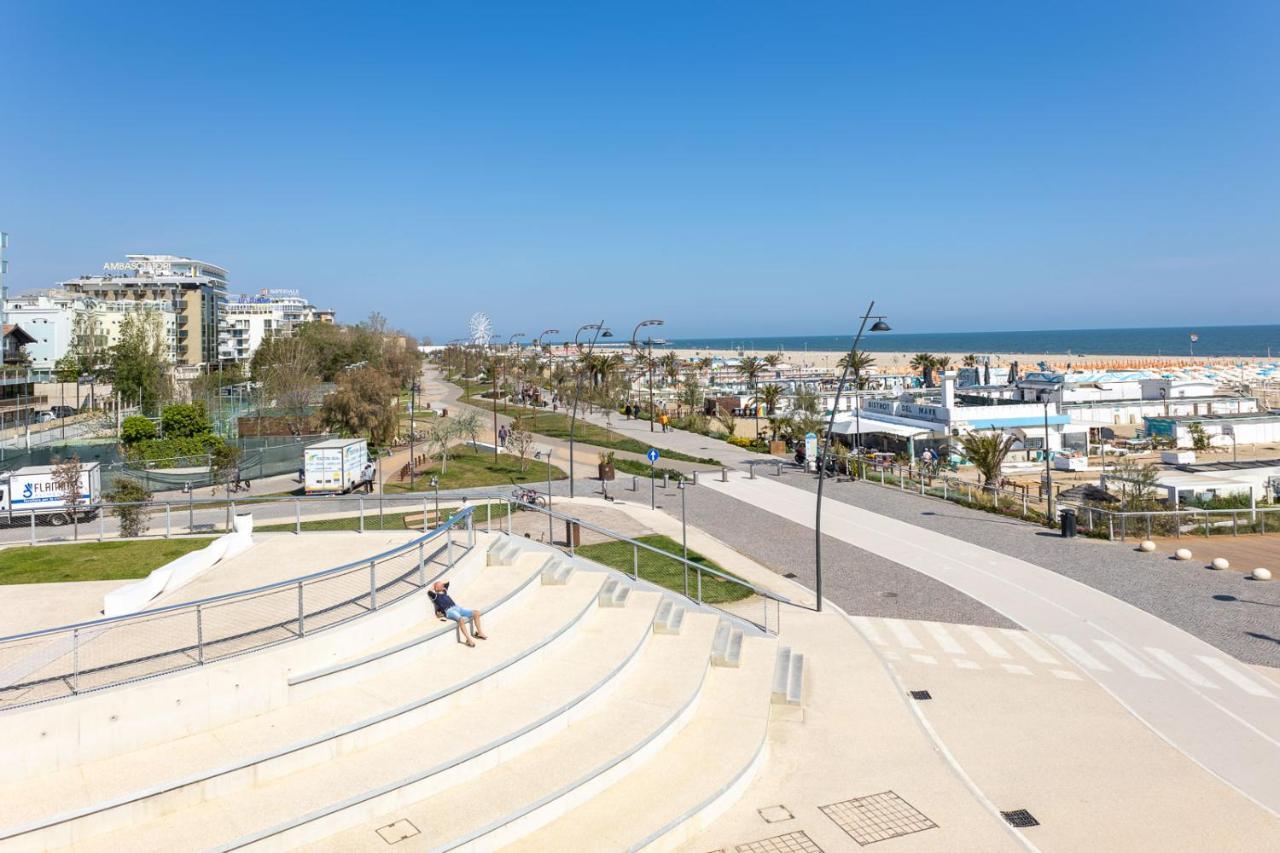Bilocale Con Giardino A 200Mt Dal Mare - Homeunity Rimini Eksteriør bilde