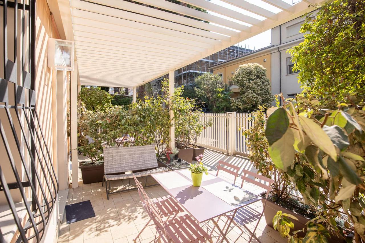 Bilocale Con Giardino A 200Mt Dal Mare - Homeunity Rimini Eksteriør bilde